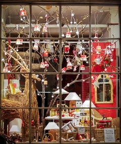 Christmas image window from Frances King